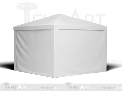 TentArt Шатёр 3х3 со стойками задняя БЕЛЫЙ